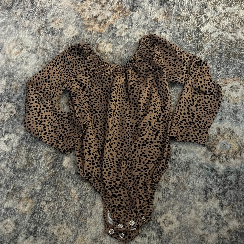 Leopard Print Kids Bodysuit